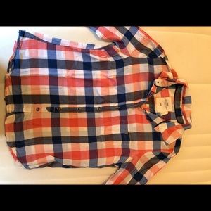 Checkered button down shirt H&M